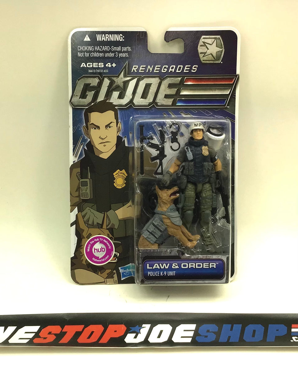 2011 30TH ANNIVERSARY RENEGADES G.I. JOE LAW & ORDER V6 NEW SEALED