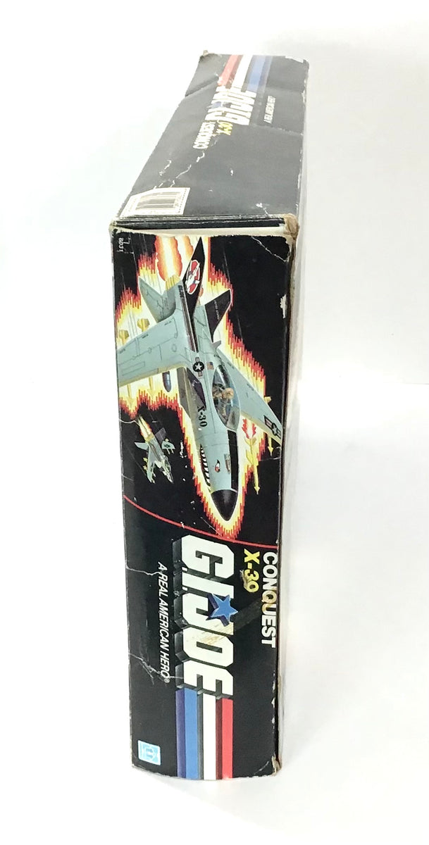 ビンテージ　GIJOE アメリカ製 元箱付き 1986 VINTAGE ARAH G.I. JOE X-30 CONQUEST W/ SLIP STREAM V1 FILE