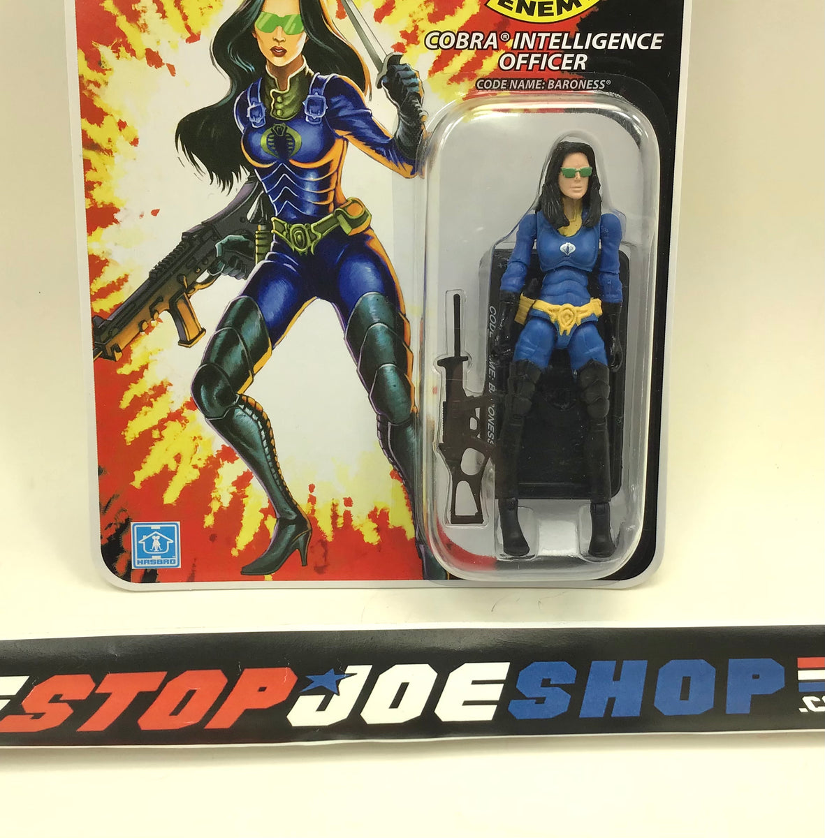 GI Joe 25th store Anniversary BARONESS (v10) COBRA INTELLIGENCE OFFICER