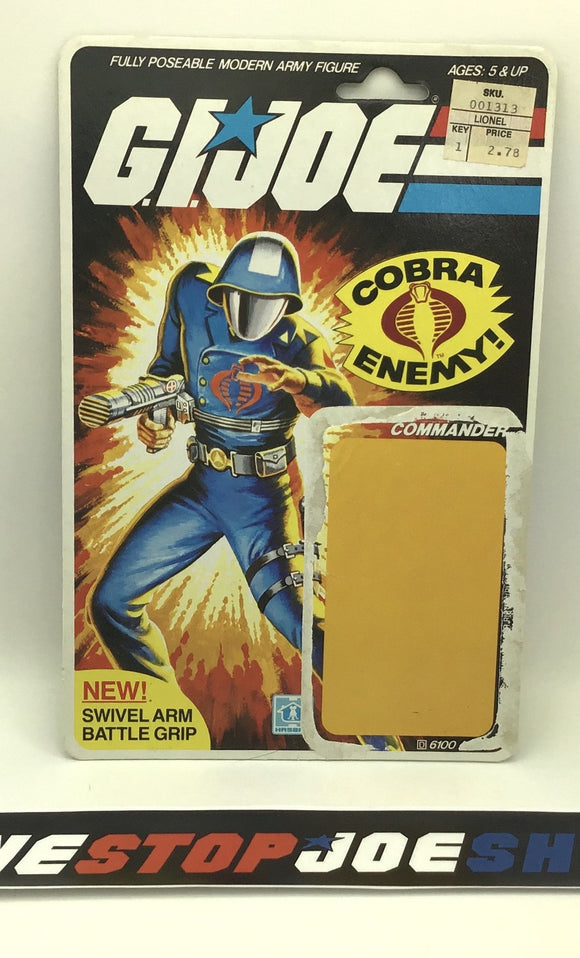 1982-83 VINTAGE ARAH COBRA COMMANDER V1.5 FULL FILE CARD
