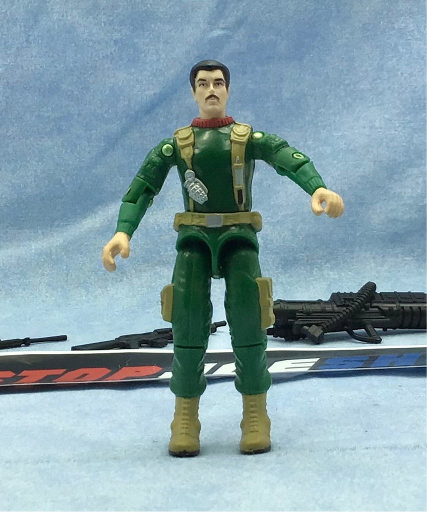 2004 VVV G.I. JOE ZAP V3 GROUND ARTILLERY SOLDIER COMIC PACK LOOSE 100% COMPLETE NO F/C