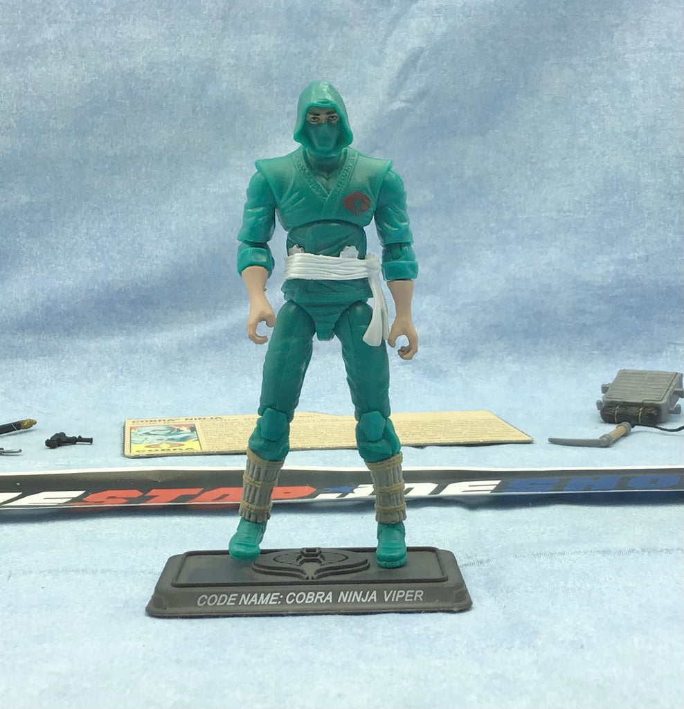 2008 25TH ANNIVERSARY G.I. JOE COBRA NINJA VIPER V2 WAVE 12 LOOSE 100% COMPLETE + F/C