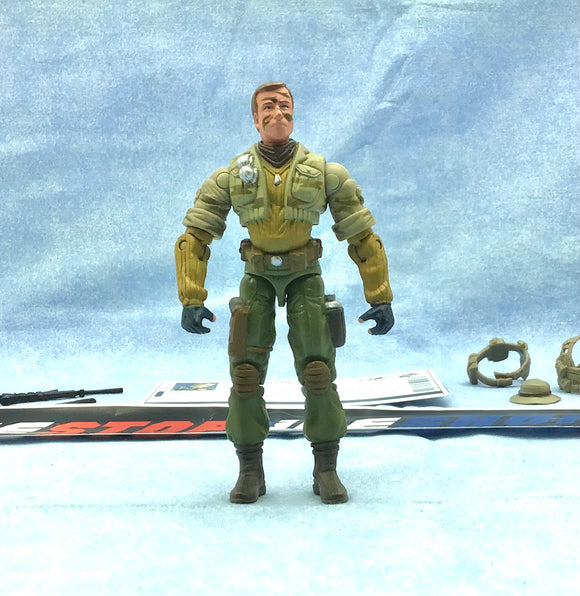 2004 VVV G.I. JOE CROSS HAIR V3 TIGER FORCE INFILTRATOR / MARKSMAN LOOSE 100% COMPLETE + F/C