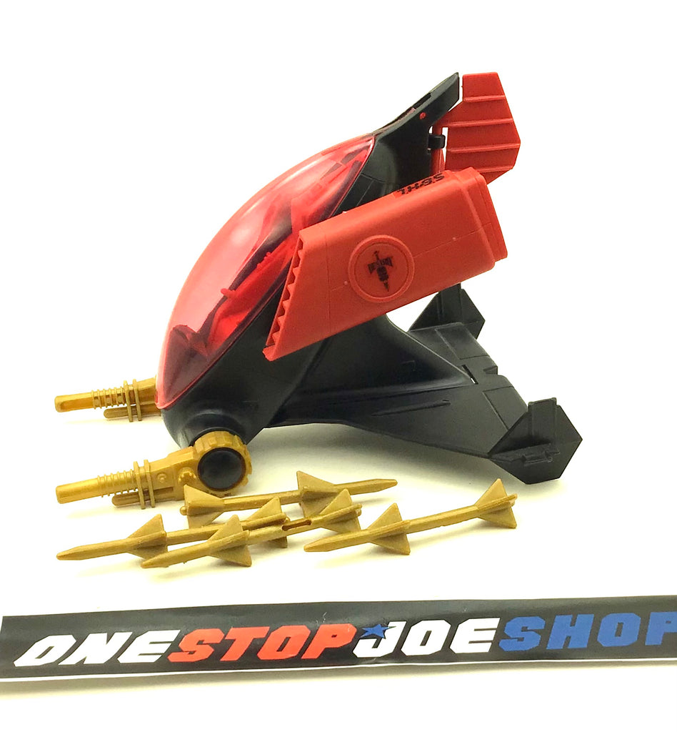 1988 VINTAGE ARAH G.I. JOE COBRA IRON GRENADIER STEALTH A.G.P. AGP VEHICLE ONLY LOOSE 100% COMPLETE (d)