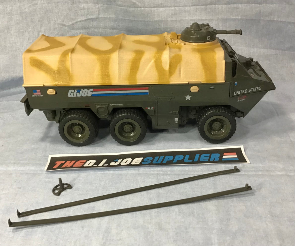 1983 VINTAGE ARAH G.I. JOE A.P.C. APC AMPHIBIOUS PERSONNEL CARRIER VEHICLE LOOSE 100% COMPLETE (h)
