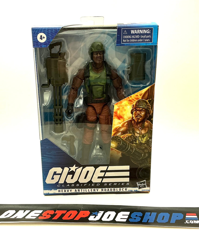 2021 CLASSIFIED G.I. JOE ROADBLOCK #28 6” FIGURE AMAZON EXCLUSIVE NEW SEALED