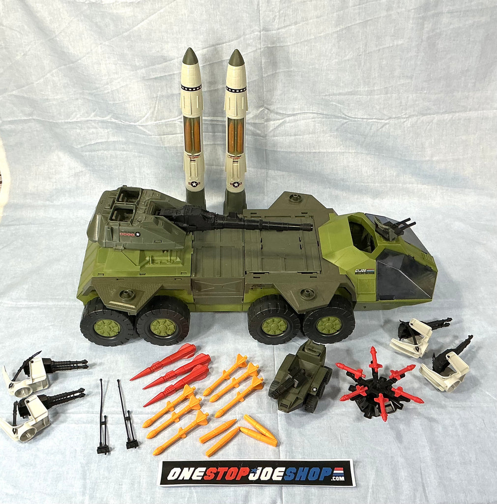 1988 VINTAGE ARAH G.I. JOE ROLLING THUNDER VEHICLE ONLY LOOSE 100% COMPLETE