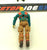 1989 VINTAGE ARAH G.I. JOE DOWNTOWN V1 MORTAR MAN LOOSE 100% COMPLETE (b)