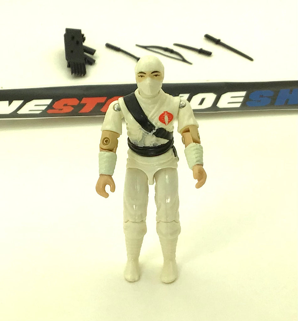1984 VINTAGE ARAH G.I. JOE COBRA STORM SHADOW V1 NINJA MERCENARY LOOSE 100% COMPLETE (d)