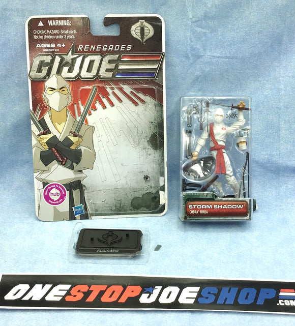 2011 30TH ANNIVERSARY RENEGADES G.I. JOE COBRA STORM SHADOW V41 NEW LOOSE 100% COMPLETE + F/C