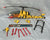 1988 VINTAGE ARAH G.I. JOE TIGER FLY TIGER FORCE HELICOPTER VEHICLE ONLY LOOSE 100% COMPLETE WORKS