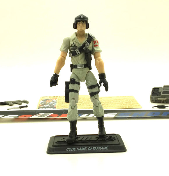 2008 25TH ANNIVERSARY G.I. JOE DATAFRAME (MAINFRAME) V1 COMIC PACK LOOSE 100% COMPLETE + F/C