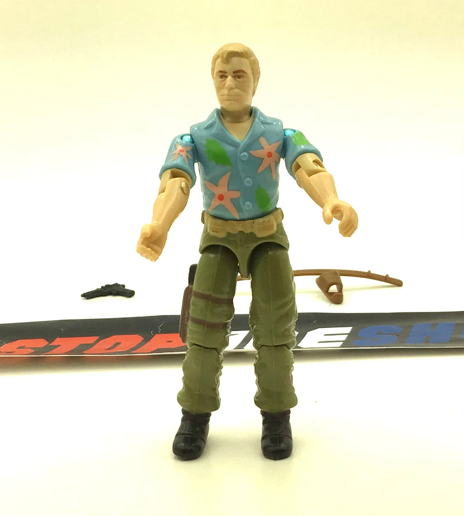 1987 VINTAGE ARAH G.I. JOE CHUCKLES V1 UNDERCOVER AGENT LOOSE 100% COMPLETE (d)