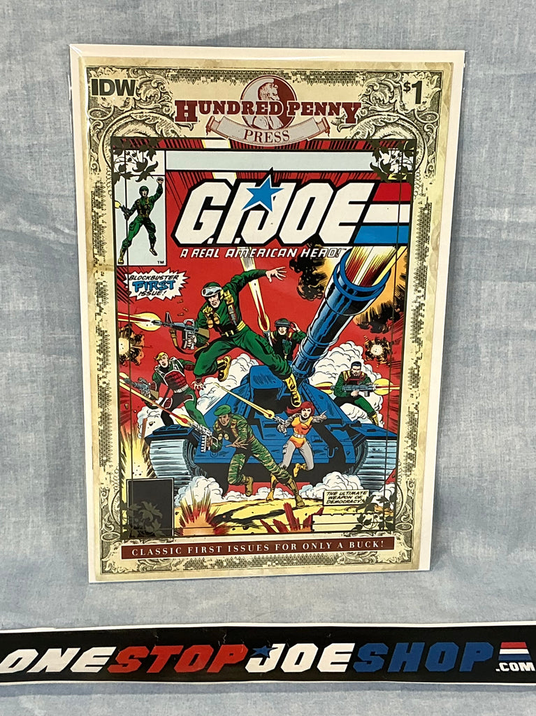 IDW PUBLISHING G.I. JOE A REAL AMERICAN HERO (1982-1994) ISSUE #1 HUNDRED PENNY PRESS REPRINT [COVER B] COMIC BOOK MARCH 2014