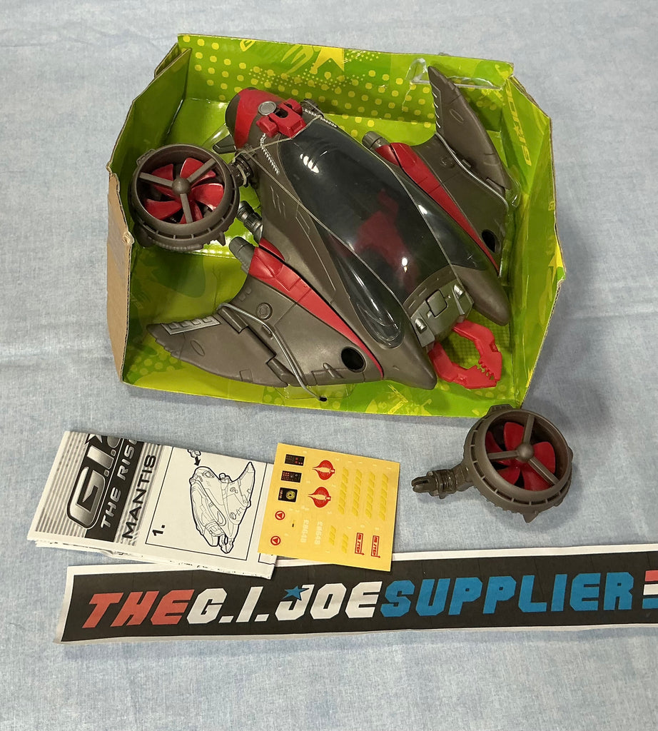 2009 ROC G.I. JOE COBRA MANTIS ATTACK CRAFT VEHICLE ONLY LOOSE INCOMPLETE