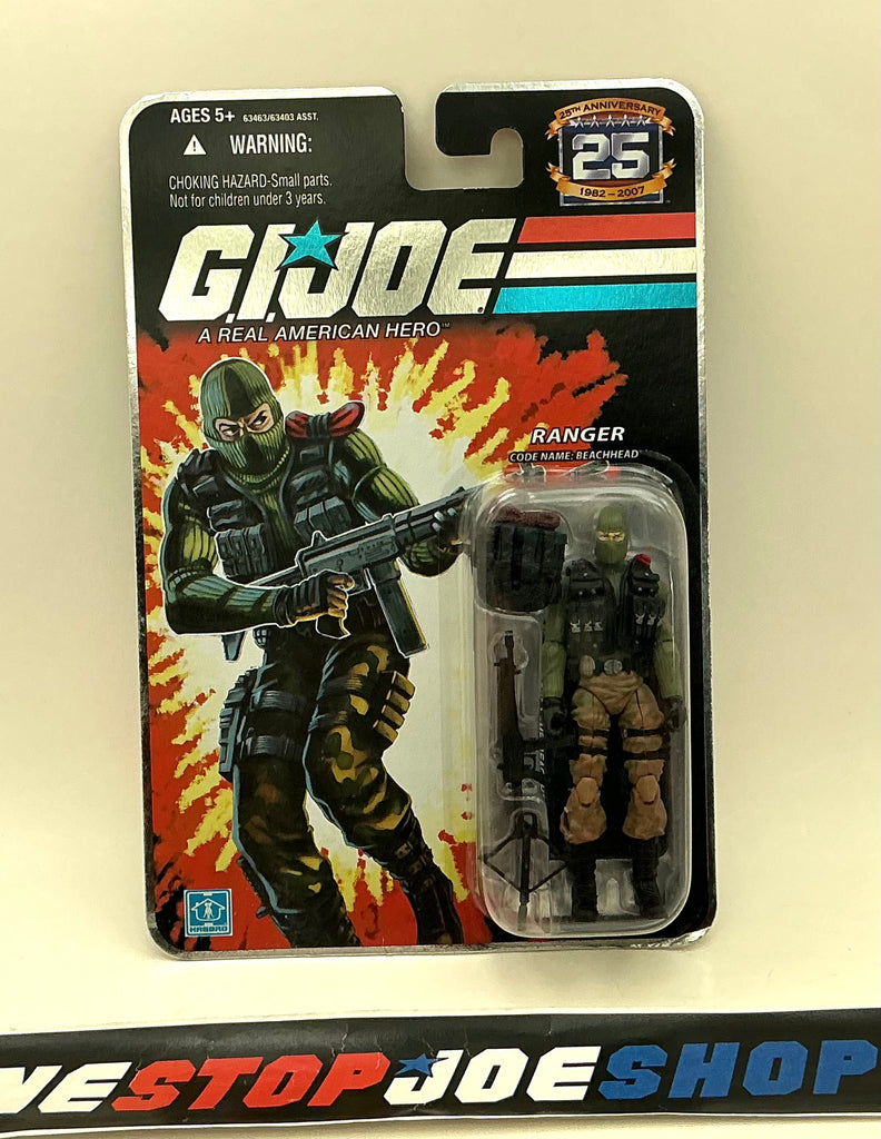 2007 25TH ANNIVERSARY G.I. JOE BEACHHEAD V10 WAVE 2 NEW SEALED FOIL CARD (d)