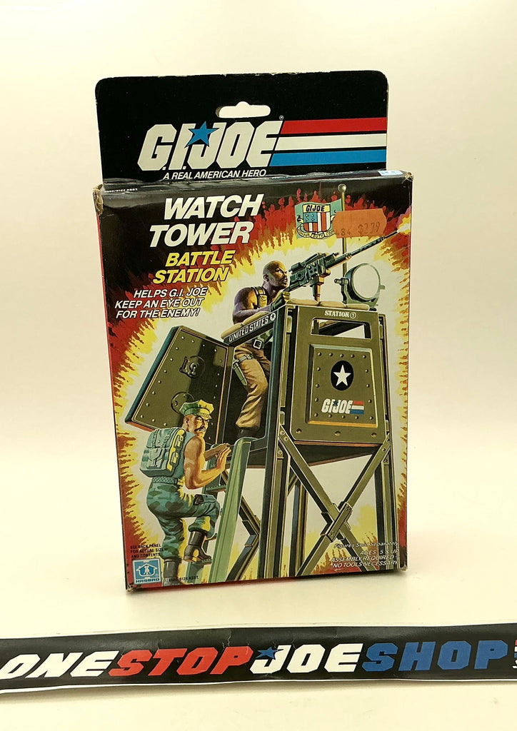1984 VINTAGE ARAH G.I. JOE WATCH TOWER BATTLE STATION  BOX ONLY