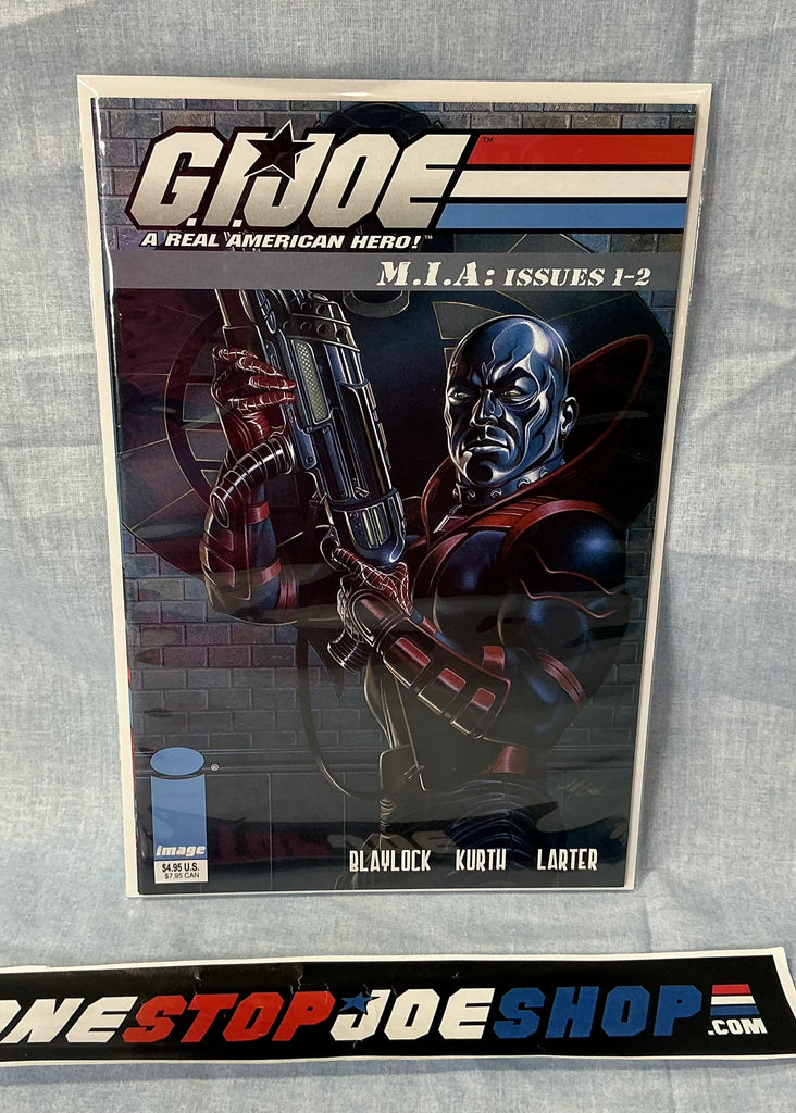 DEVIL'S DUE PUBLISHING / IMAGE G.I. JOE A REAL AMERICAN HERO V2 M.I.A. (2002) ONE-SHOT CONTAINS ISSUES #1-2 REPRINT COMIC BOOK FEBRUARY 2002 HIGH GRADE
