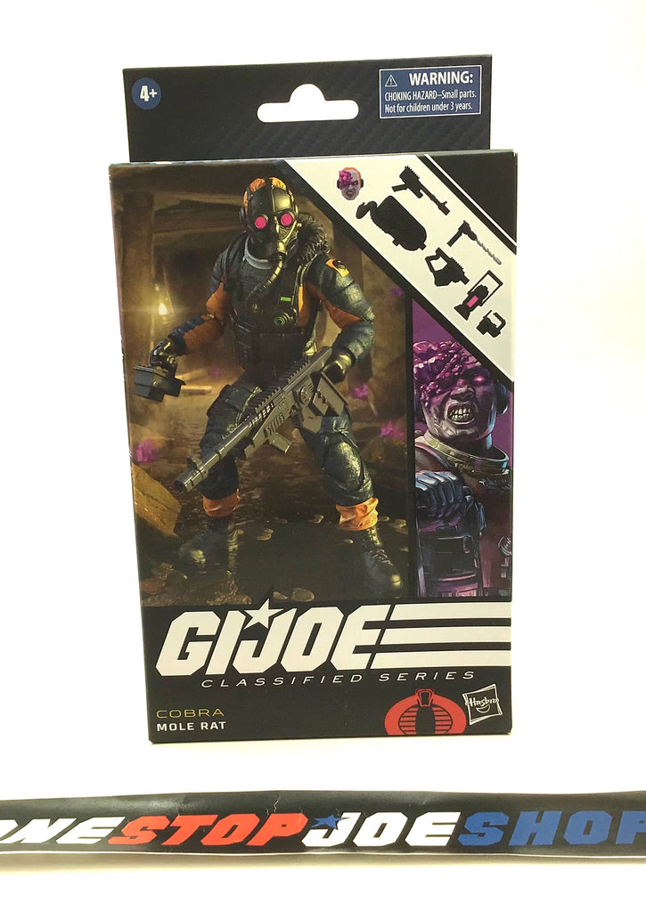 2023 CLASSIFIED G.I. JOE COBRA MOLE RAT #94 6” FIGURE WAL MART EXCLUSIVE NEW SEALED