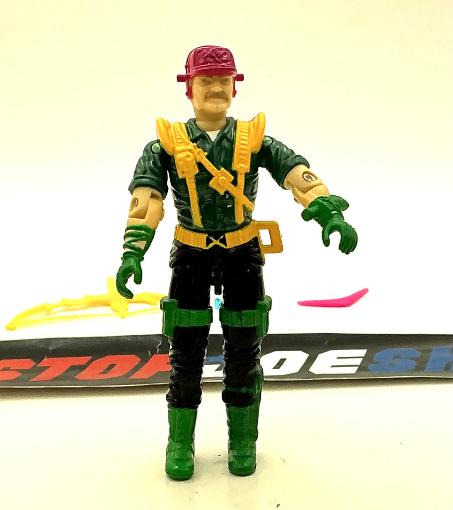1991 VINTAGE ARAH G.I. JOE SKYMATE V1 AIR COMMANDOS GLIDER TROOPER LOOSE 100% COMPLETE