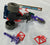 1987 VINTAGE ARAH G.I. JOE COBRA DREADNOK TRI-CYCLE VEHICLE LOOSE 100% COMPLETE (f)
