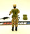 1988 VINTAGE ARAH G.I. JOE REPEATER V1 STEADI-CAM MACHINE GUNNER LOOSE 100% COMPLETE (g)