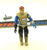 1987 VINTAGE ARAH G.I. JOE KNOCKDOWN V1 BATTLE FORCE 2000 SKY-SWEEPER DRIVER LOOSE 100% COMPLETE (c)