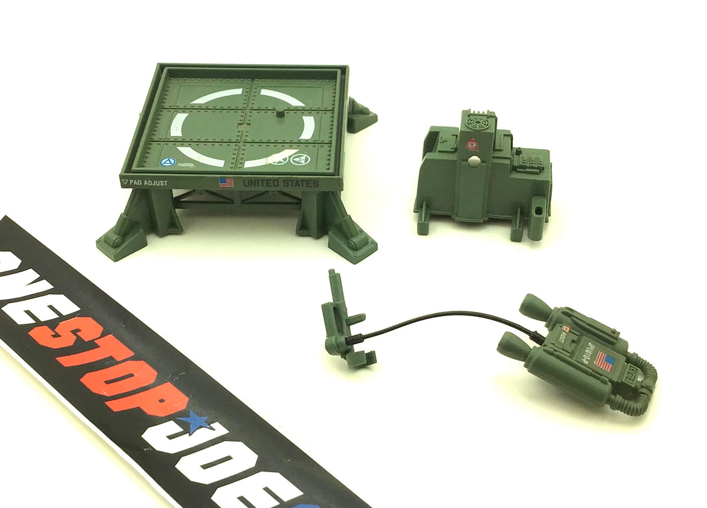 1982 VINTAGE ARAH G.I. JOE JUMP JET PACK MOBILE PROPULSION UNIT PLAY SET ONLY LOOSE 100% COMPLETE (c)