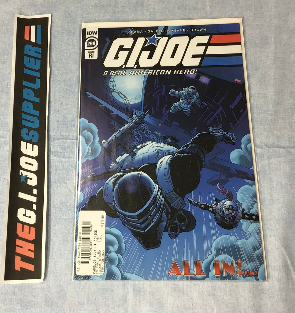 IDW PUBLISHING G.I. JOE A REAL AMERICAN HERO (2010-2022) ISSUE #298 [COVER RI 1:10 ROYLE] COMIC BOOK SEPTEMBER 2022 HIGH GRADE