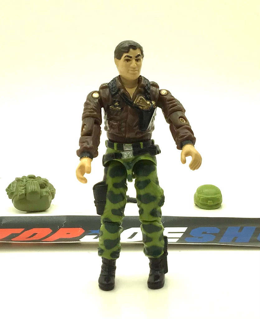 1986 VINTAGE ARAH G.I. JOE HAWK V2 COMMANDER LOOSE 100% COMPLETE (g)