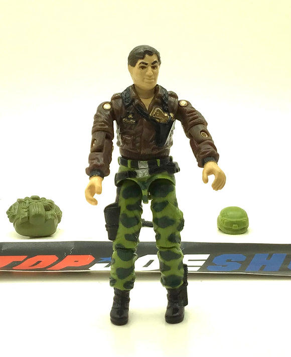 1986 VINTAGE ARAH G.I. JOE HAWK V2 COMMANDER LOOSE 100% COMPLETE (g)
