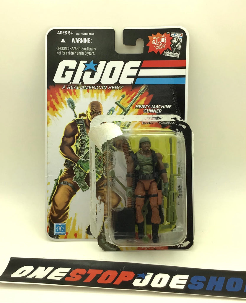 2007 25TH ANNIVERSARY G.I. JOE ROADBLOCK V16 WAVE 4 NEW LOOSE 100% COMPLETE + FULL CARD