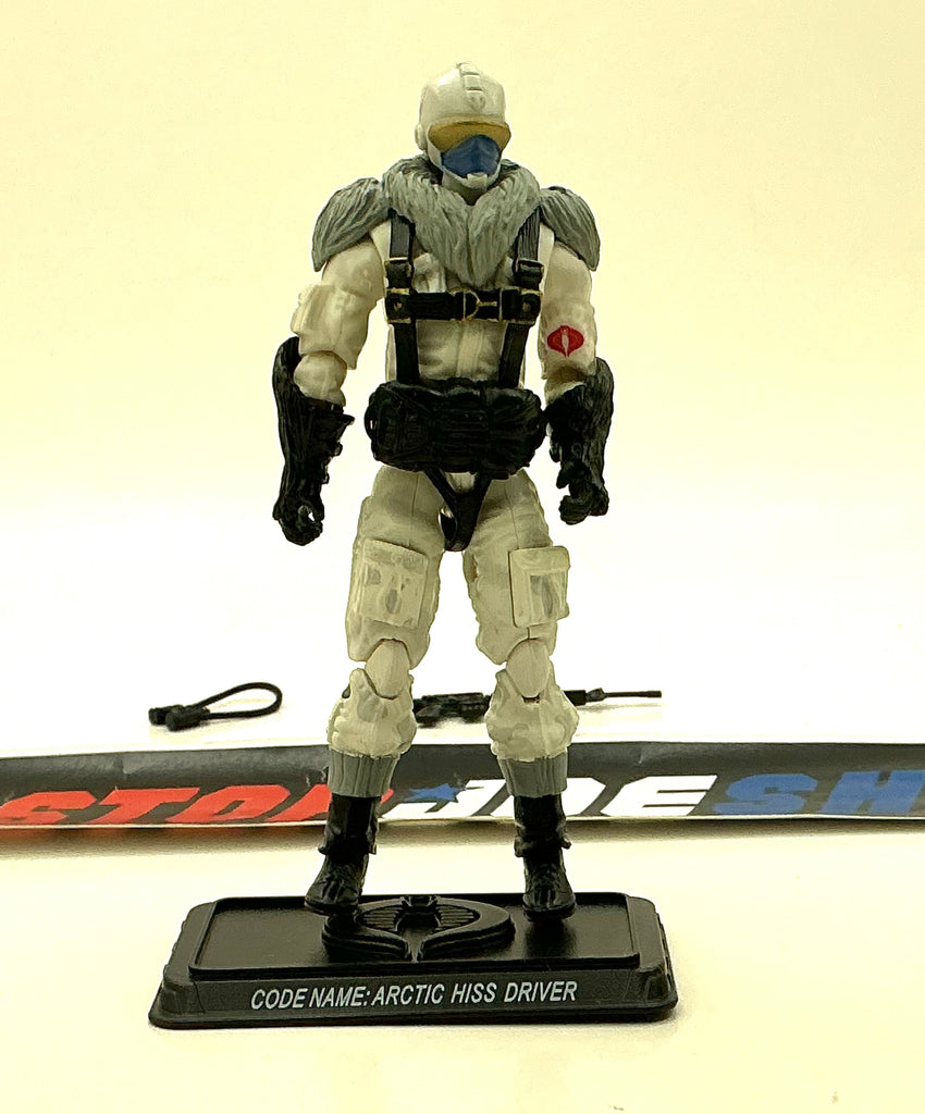 2009 25TH ANNIVERSARY G.I. JOE COBRA ARCTIC H.I.S.S. HISS DRIVER V1 BRAVO VEHICLE DRIVER ROSS EXCLUSIVE LOOSE 100% COMPLETE NO F/C
