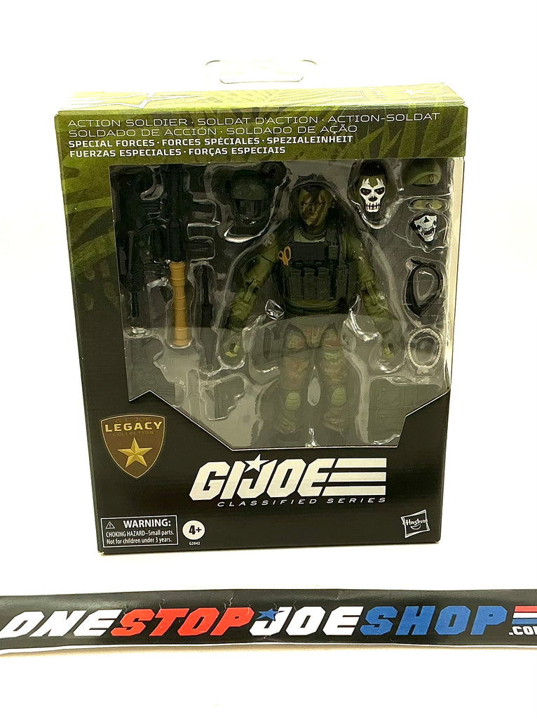 2026 60TH ANNIVERSARY LEGACY CLASSIFIED G.I. JOE ACTION SOLDIER INFANTRY 6" FIGURE NEW SEALED