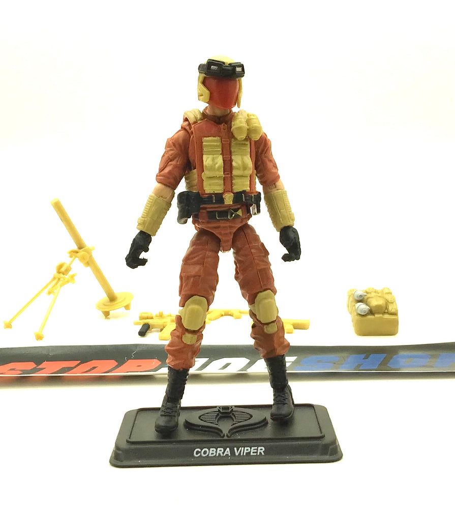 2018 FSS FINAL 12 G.I. JOE COBRA VIPER V30 SONIC FIGHTERS INFANTRY COLLECTORS CLUB EXCLUSIVE LOOSE 100% COMPLETE W/ FULL CARD