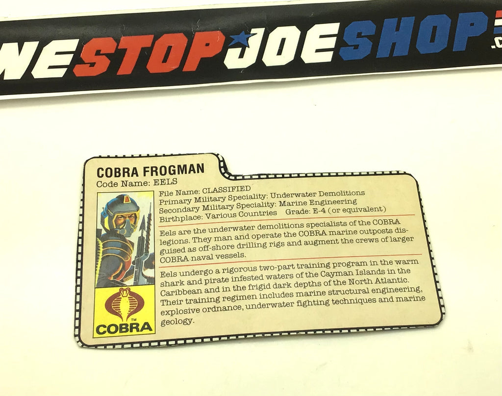 1985 VINTAGE ARAH EELS V1 TRIPLE WIN FILE CARD PEACH (e)