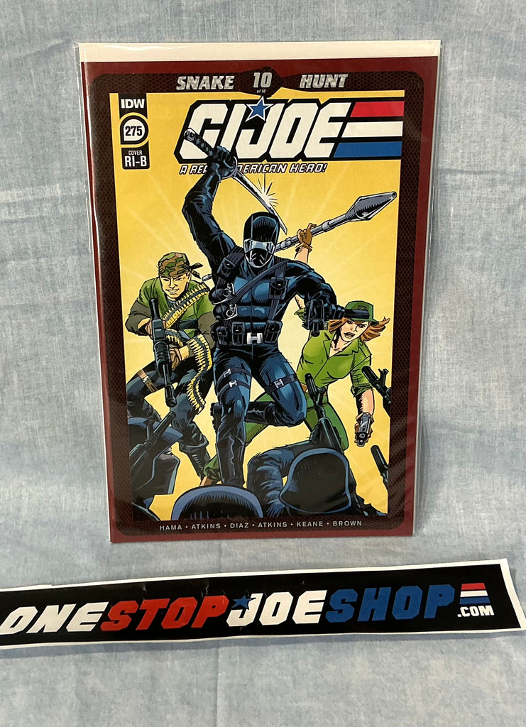 IDW PUBLISHING G.I. JOE A REAL AMERICAN HERO (2010-2022) ISSUE #275 [COVER RI B 1:25 HAMA] COMIC BOOK SEPTEMBER 2020 HIGH GRADE