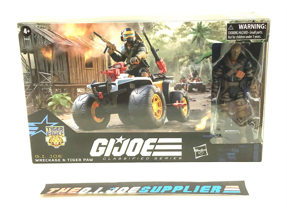 2024 CLASSIFIED G.I. JOE COBRA WRECKAGE & TIGER PAW VEHICLE #137 6” TARGET EXCLUSIVE NEW SEALED