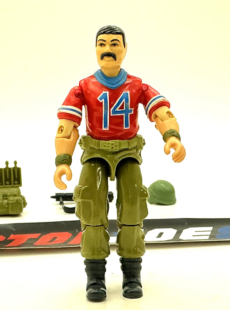 1985 VINTAGE ARAH G.I. JOE BAZOOKA V1 MISSILE SPECIALIST LOOSE 100% COMPLETE (c)