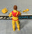 1984 VINTAGE ARAH G.I. JOE BLOWTORCH V1 FLAMETHROWER LOOSE 100% COMPLETE (k)