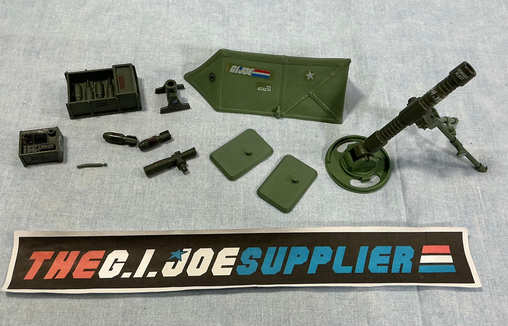 1985 VINTAGE ARAH G.I. JOE FORWARD OBSERVER UNIT BATTLEFIELD ACCESSORIES LOOSE 100% COMPLETE (b)