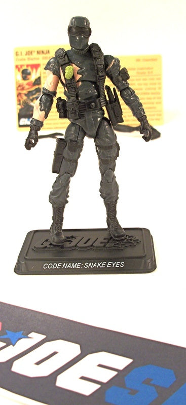 2008 25TH ANNIVERSARY JOE SNAKE EYES V32 COMIC PACK LOOSE 100