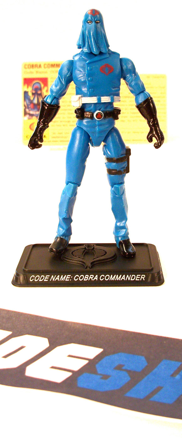 2008 25TH ANNIVERSARY G.I. JOE COBRA COMMANDER V35 DVD BATTLE PACK LOOSE 100% COMPLETE + F/C