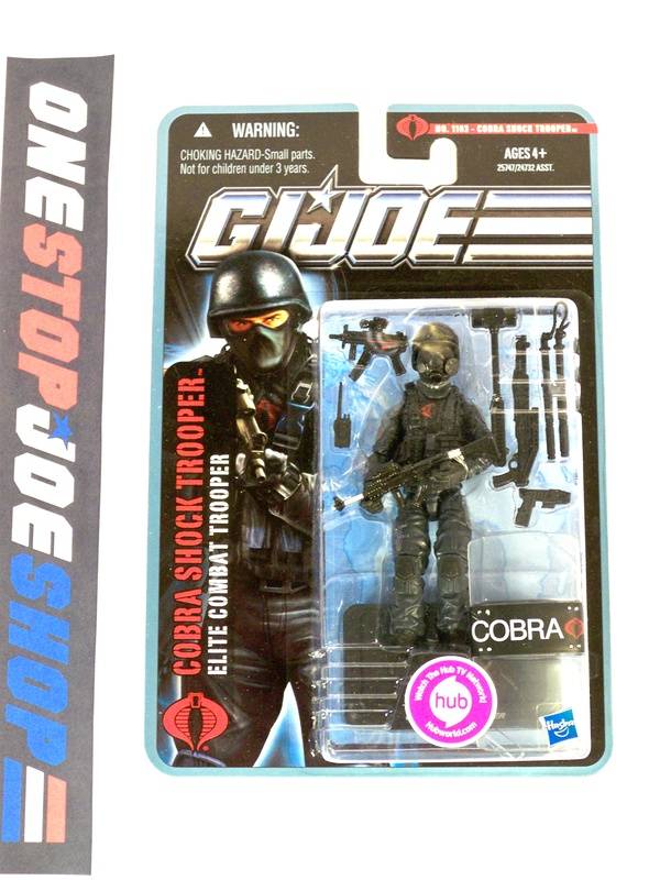 2011 POC G.I. JOE COBRA SHOCK TROOPER V1 WAVE 3 NEW SEALED