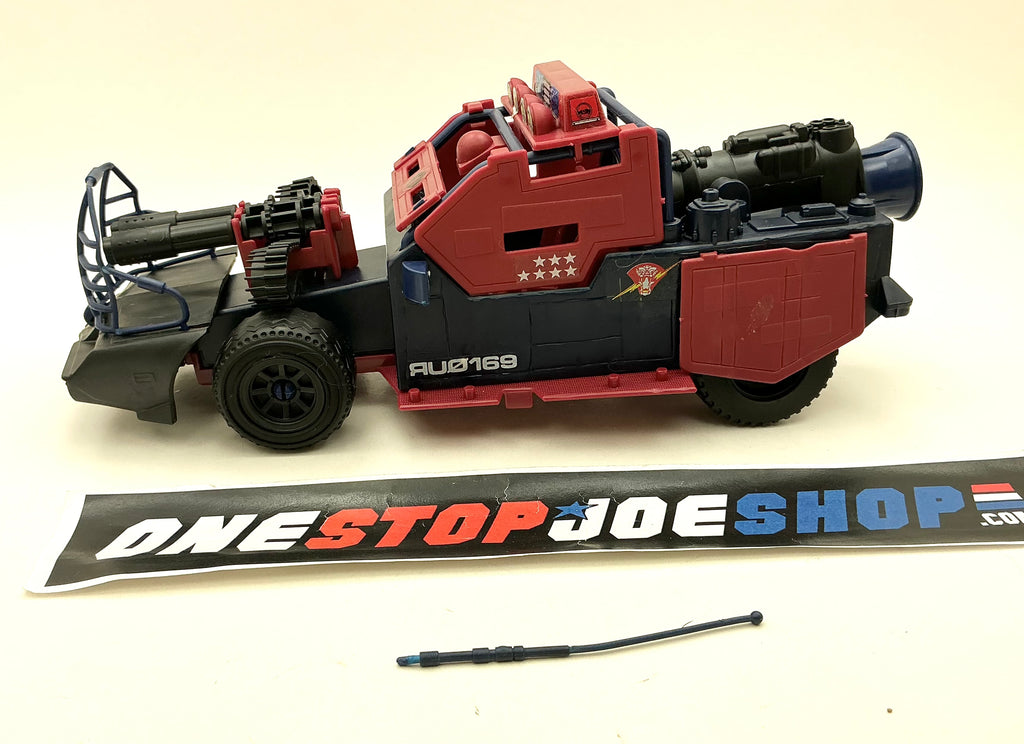 1986 VINTAGE ARAH G.I. JOE COBRA DREADNOK THUNDER MACHINE VEHICLE ONLY LOOSE 100% COMPLETE (g)