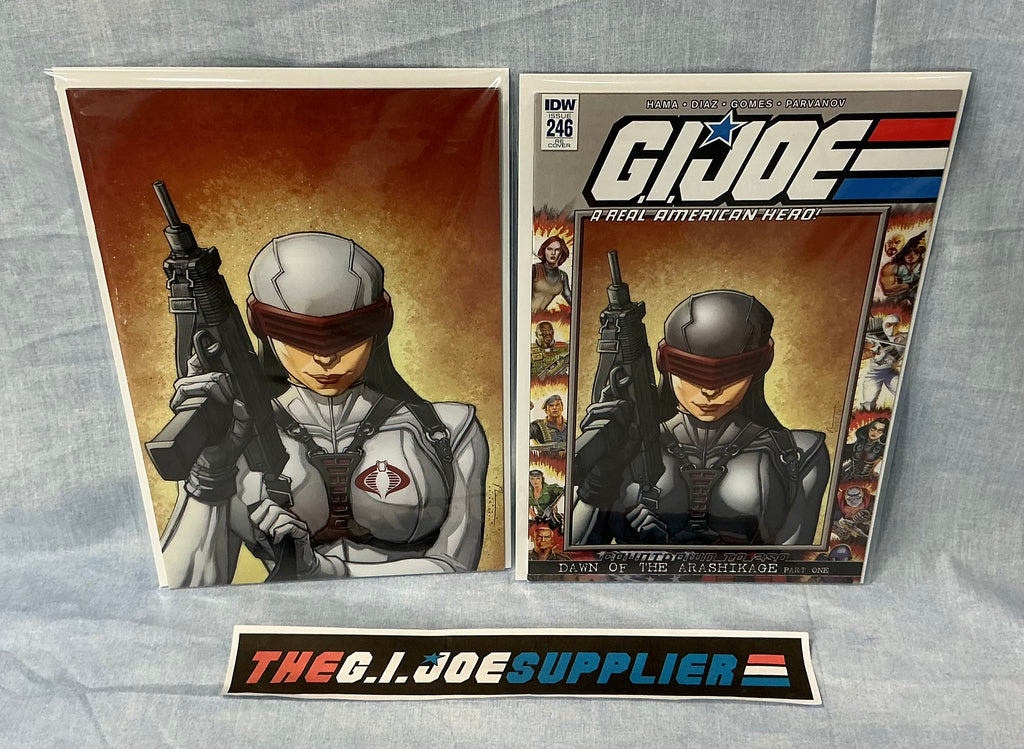 IDW PUBLISHING G.I. JOE A REAL AMERICAN HERO (2010-2022) ISSUE #246 [COVERS VIRGIN RE A & B HARDIN] COMIC BOOK SET DECEMBER 2017 BUNDLE HIGH GRADE