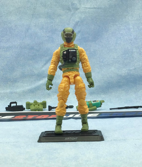 2011 30TH ANNIVERSARY G.I. JOE AIRTIGHT V3 LOOSE 100% COMPLETE + FULL CARD