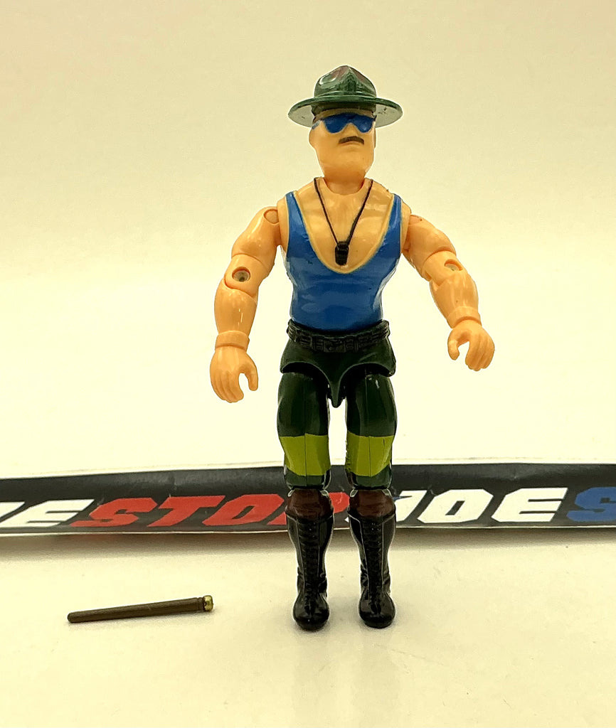 1989 VINTAGE ARAH G.I. JOE SGT. SLAUGHTER V4 MARAUDERS COMMANDER LOOSE 100% COMPLETE (b)