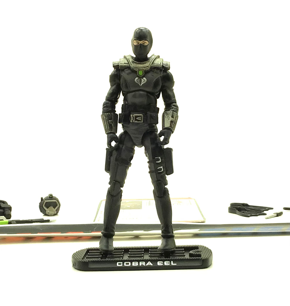 2009 ROC G.I. JOE COBRA EEL V6 DELUXE WAVE CRUSHER PILOT TARGET EXCLUSIVE LOOSE 100% COMPLETE + F/C