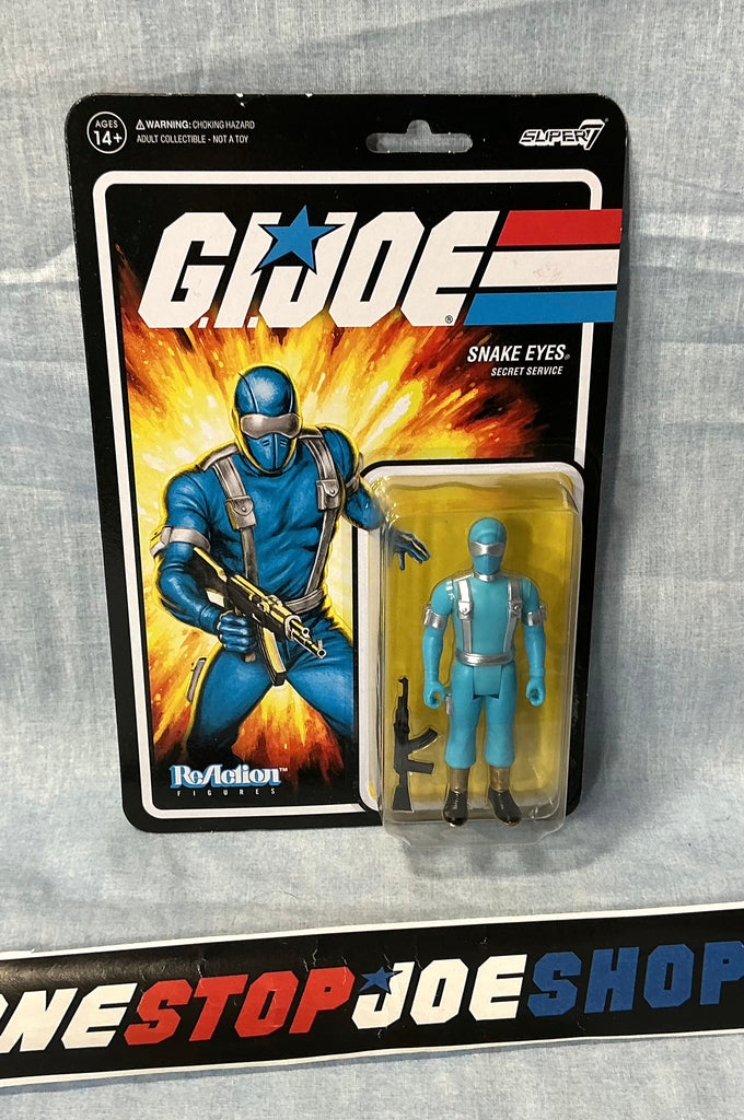 2022 SUPER7 REACTION G.I. JOE SNAKE EYES SECRET SERVICE WAVE 2 NEW SEALED